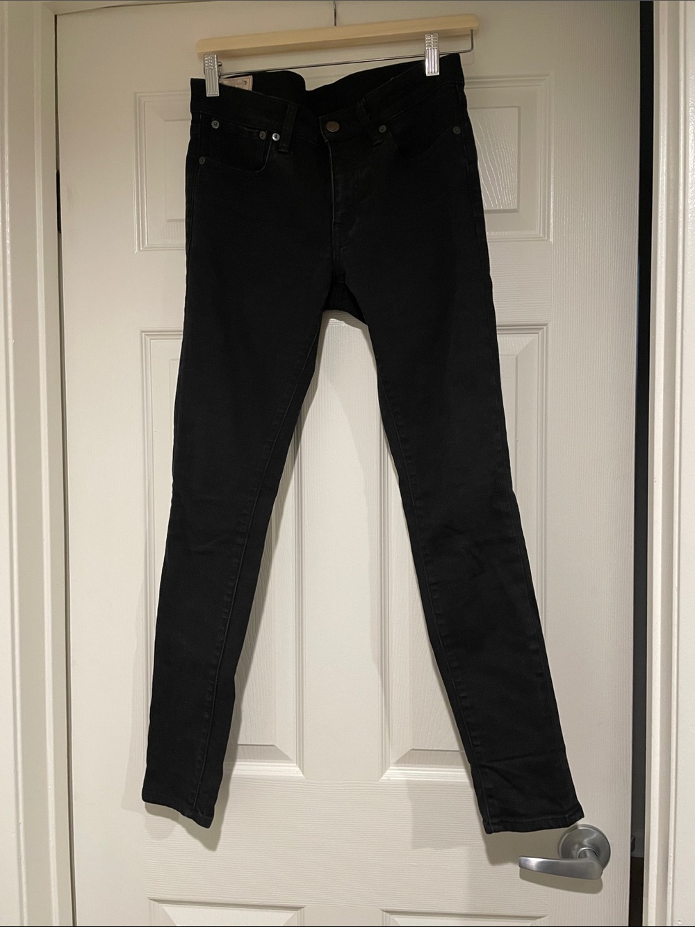Polo Ralph Lauren Black Varick Skinny Jeans